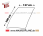 Preview: 40x Maurerplane 300 x 137 cm (LxB) 550g/qm